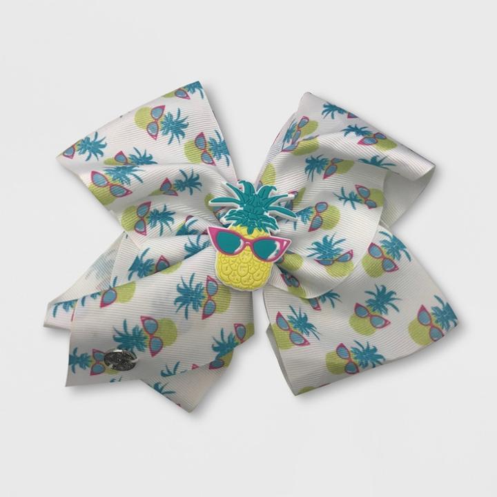 Girls' Jojo Siwa Pineapple Scented Bow Hair Clip,