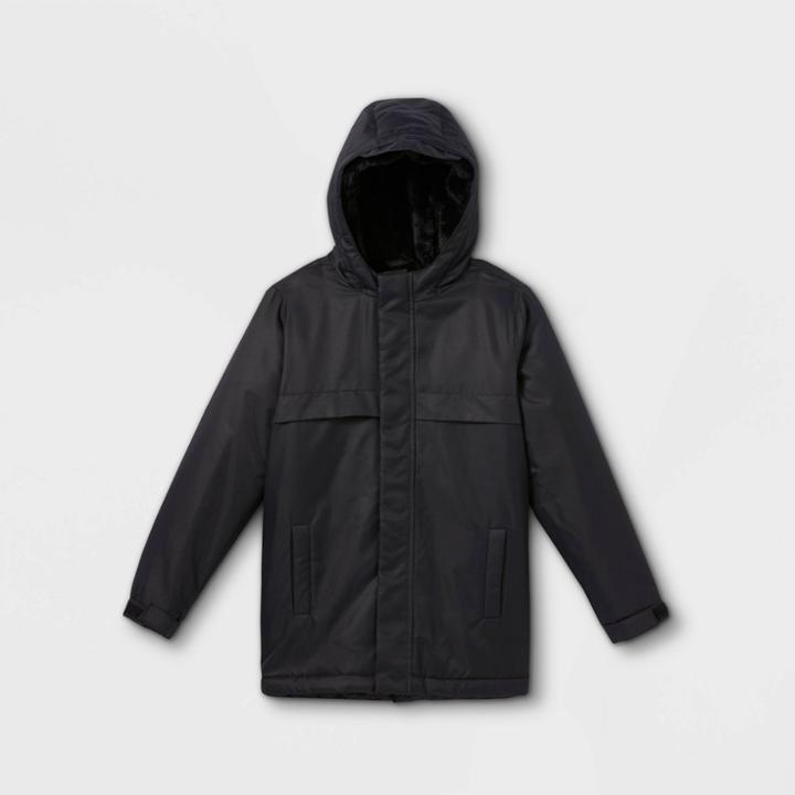 Girls' Lightweight Parka Jacket - Cat & Jack Black