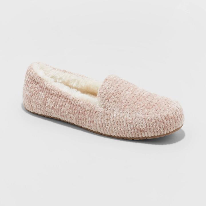 Women's Kora Moccasin Slippers - Stars Above Pink