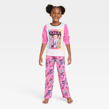 Girls' Barbie 2pc Fleece Pajama