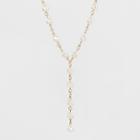 Sugarfix By Baublebar Pearls Delicate Y Necklace - Pearl, Girl's