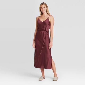 Women's Slip Dress - Prologue Red