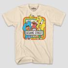 Men's Short Sleeve Sesame Street Graphic T-shirt - Cream
