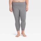 Women's Plus Size Simplicity Mid-rise 7/8 Leggings 27 - All In Motion Charcoal Heather