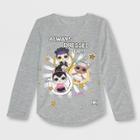 Plus Size Girls' L.o.l. Surprise! Halloween Long Sleeve T-shirt - Heather Gray