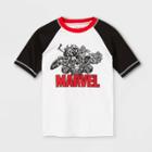 Boys' Marvel Rash Guard Swim Shirt - White