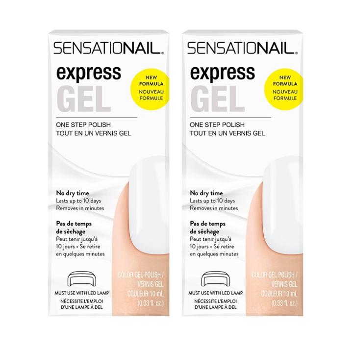 Sensationail Express Gel Nail Polish - Not My Nana's Pearls - 0.33 Fl Oz/2pk