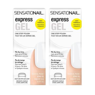 Sensationail Express Gel Nail Polish - Not My Nana's Pearls - 0.33 Fl Oz/2pk