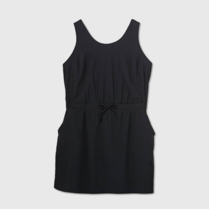Women's Plus Size Stretch Woven Dress - All In Motion Black 1x, Women's,