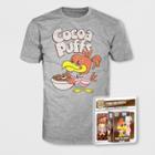 Kids' Funko Cocoa Puffs Short Sleeve T-shirt With Toy - Gray Xl, Kids Unisex
