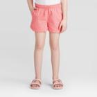 Girls' Pull-on Eyelet Shorts - Cat & Jack Pink