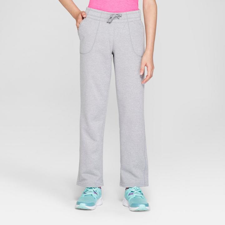 Girls' Tech Fleece Pants - C9 Champion Concrete Gray Heather Xs, Girl's, Concrete Grey