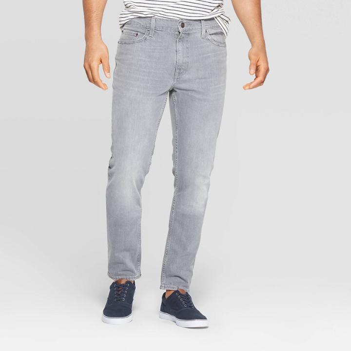 Target Men's 32 Slim Fit Jeans - Goodfellow & Co Gray
