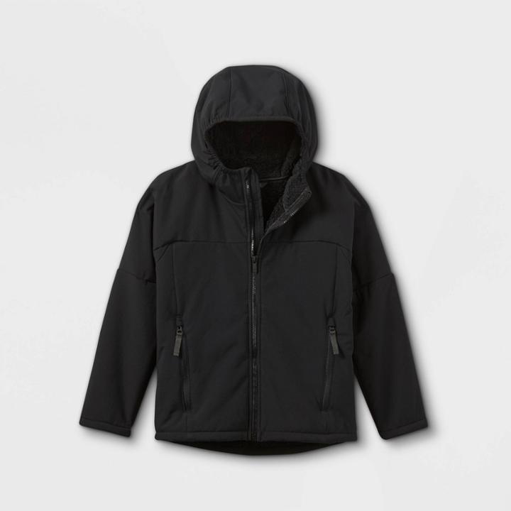 Boys' Softshell Jacket - All In Motion Black