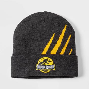 Boys' Claw Jurassic World Beanie, Black