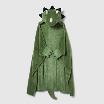 Dinosaur Hooded Blanket - Pillowfort