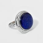 Crescent Moon With Mood Cab Statement Ring - Wild Fable Dark