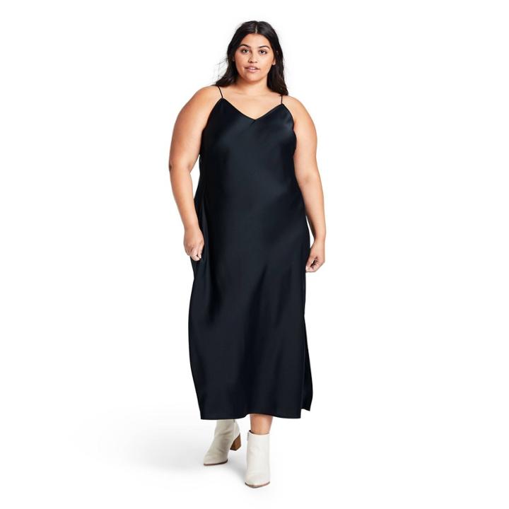 Women's Plus Size Slip Dress - Nili Lotan X Target Navy Blue
