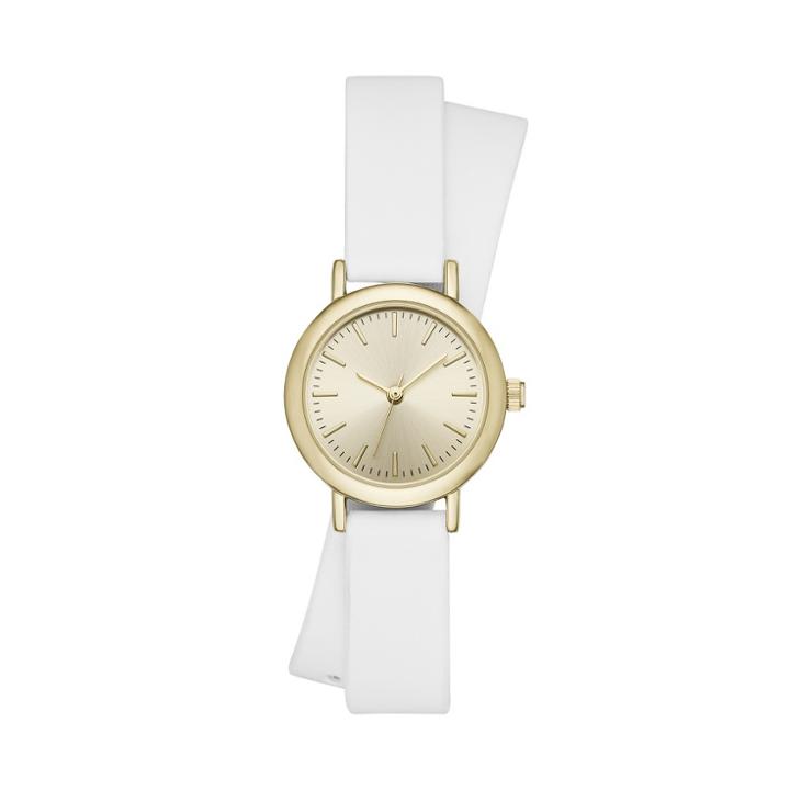Women's Clean Dial Double Wrap - A New Day Gold