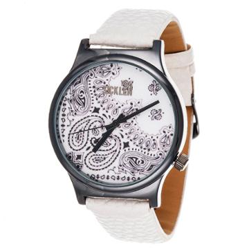 Van Sicklen Paisely Analog Wristwatch - White,