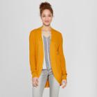 Women's Cocoon Cardigan Sweater - A New Day Gold
