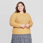 Women's Plus Size Long Sleeve Crewneck Pullover Sweater - Universal Thread