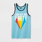 Mad Engine Pride Adult Party Tank Top - Turquoise Xl, Adult Unisex, Black Blue