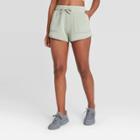 Women's Mid-rise Fleece Shorts 3 - Joylab Fern