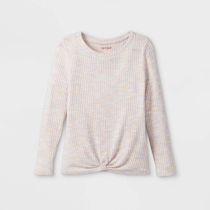 Girls' Printed Cozy Long Sleeve T-shirt - Cat & Jack Xxl,