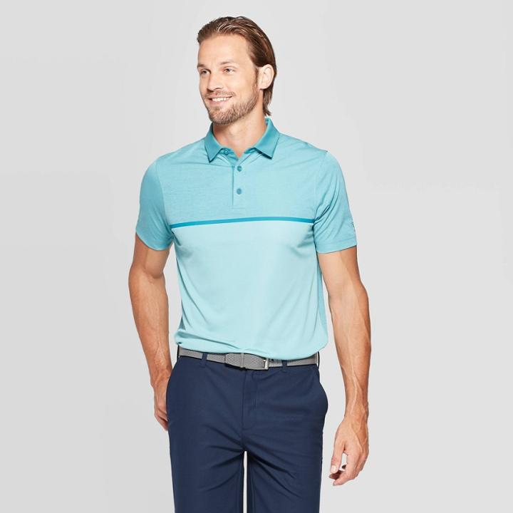 Men's Novelty Golf Polo Shirt - C9 Champion Ocean Green