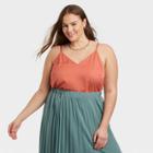 Women's Plus Size Cami - A New Day Orange