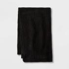 Men's Waffle Knit Oblong Scarf - Goodfellow & Co Black
