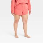 Women's Plus Size French Terry Shorts 3.5 - All In Motion Blush