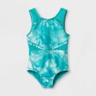 Girls' Tie-dye Gymnastics Leotard - Cat & Jack Green