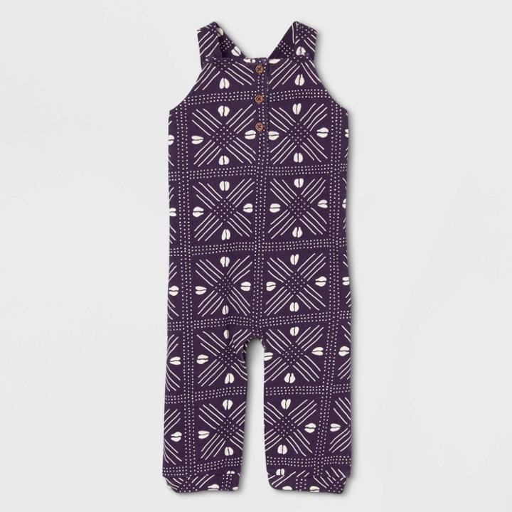 Ade + Ayo Black History Month Baby Overalls - Blue Abstract Newborn