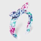 Girls' Tie-dye Eyelet Bow Headband - Cat & Jack Pink
