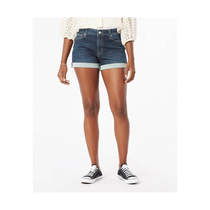 Denizen From Levi's Women's High-rise 3 Jean Shorts - Denim Queen