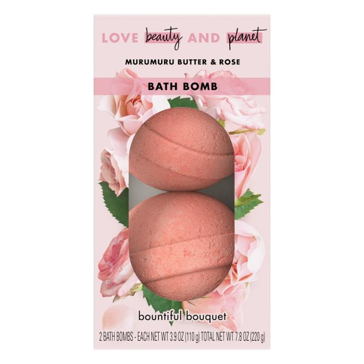 Love Beauty & Planet Murumuru Butter & Rose Bath Bombs