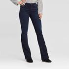 Petitewomen's High-rise Flare Jeans - Universal Thread Dark Wash 16 Short, Women's, Blue