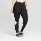Women's Plus Size Embrace Colorblocked Mid-rise Leggings - C9 Champion Black/white