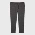 Men's Big & Tall Sweater Fleece Jogger Pants - Goodfellow & Co Dark Heather