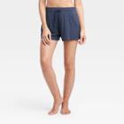 Women's Essential Mid-rise Knit Shorts 5 - All In Motion Navy Xs, Women's, Blue