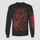 Men's Game Of Thrones Raglan Westeros Short Sleeve Graphic T-shirt Black
