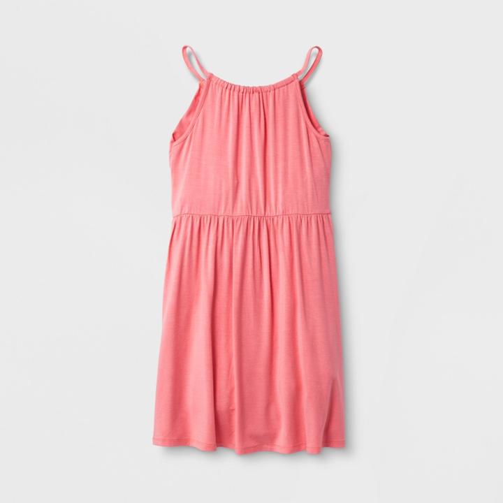 Girls' High Neck Tank Top Dress - Art Class Pink
