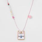 Girls' Cat Necklace - Cat & Jack One Size,