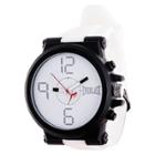 Men's Everlast Rubber Strap Watch With Easy Read Dial - White