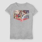 Boys' Captain Marvel Inside Comics Short Sleeve T-shirt - Heather Gray
