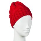Merona Women's Cable Knit Beanie Cupid Red One Size -