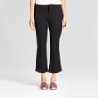 Women's Kick Flare Bi-stretch Twill Pants - A New Day Black