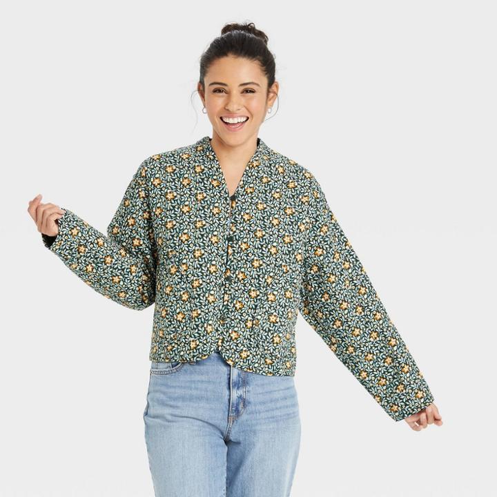 Women's Quilted Jacket - Universal Thread Yellow